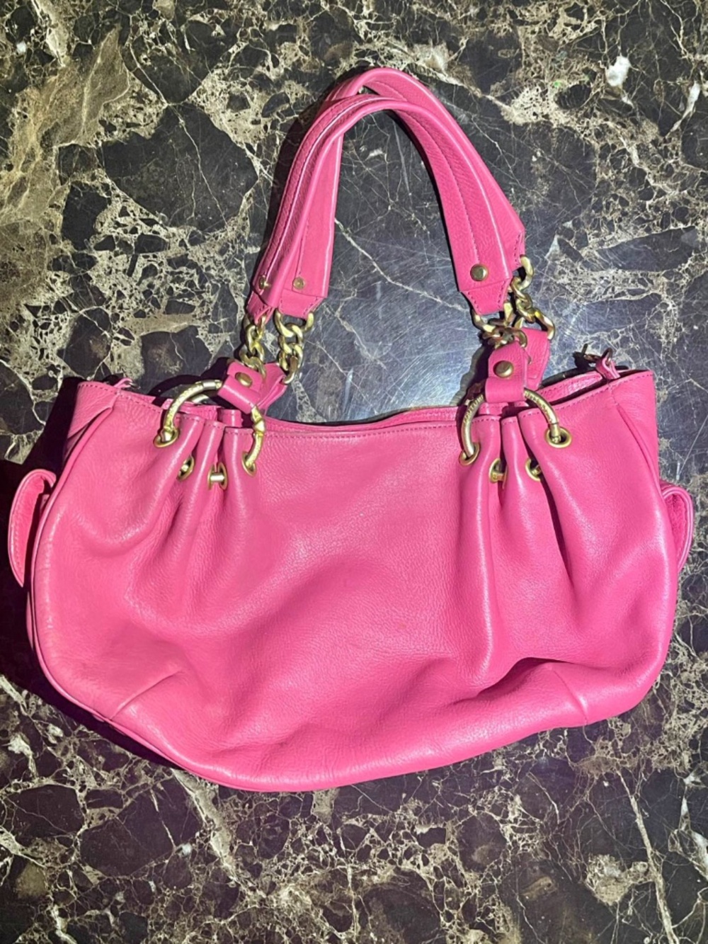 Vintage juicy couture bag in pink leather 💕